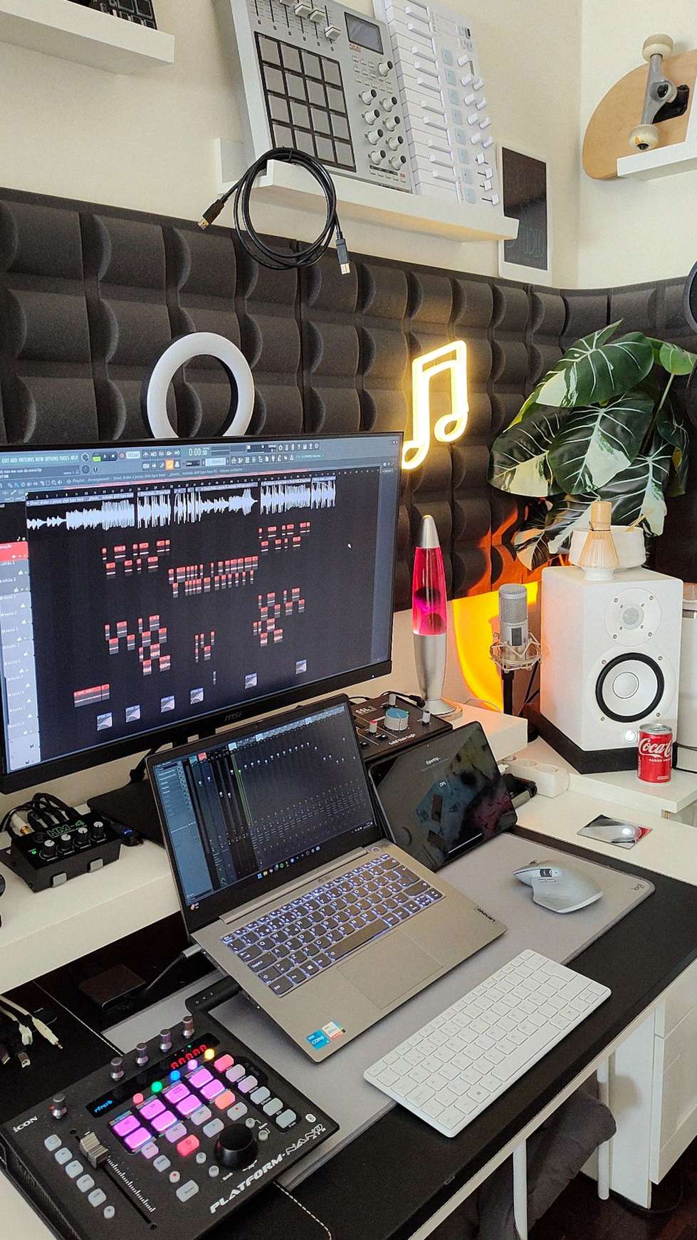 Studio Mixing Console